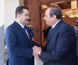 الرئيس السيسي يلتقى رئيس الوزراء العراقي محمد شياع السوداني على هامش القمة العربية