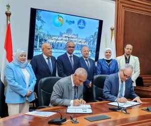 نائب وزير الإسكان يشهد توقيع بروتوكول تعاون بين شركة"مياه الجيزة" و"هندسة عين شمس" لتعزيز سبل البحث والتطوير