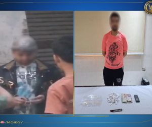 ضبط شخص يروج للمواد المخدرة فى القليوبية على وسائل التواصل الإجتماعى
