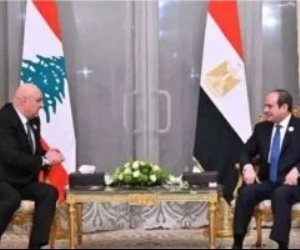 الإعلام اللبنانى يبرز القمة المصرية اللبنانية وتصريحات الرئيس السيسى لدعم لبنان