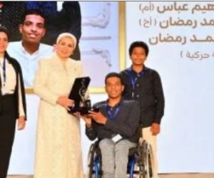 السيدة انتصار السيسى: سعدت اليوم بلقاء أبنائى من ذوى الهمم باحتفالية “أسرتى قوتى"