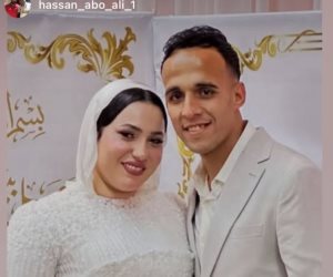 شاهد.. ناصر منسى ينشر صورًا من عقد قرانه