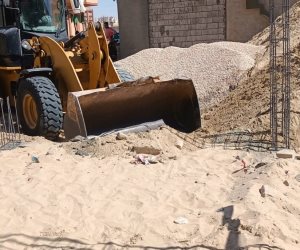 استمرار حملة ازالات بالموجه 26  ووقف أعمال  للمباني المخالفة بمركز مدينة العريش.. أعرف التفاصيل (صور)