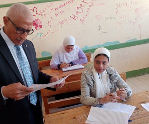 محافظ شمال سيناء يتفقد امتحانات الثانوية الأزهرية والدبلومات الفنية بالعريش