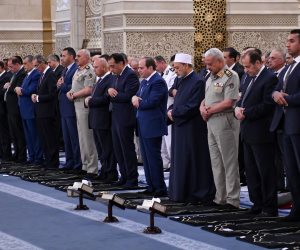 الرئيس السيسي يصل مسجد مصر الكبير بالعاصمة الإدارية لأداء صلاة عيد الأضحى