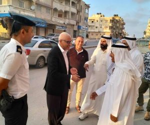 محافظ شمال سيناء يواصل التهنئة بعيد الأضحى لأهالي قرى مركز ومدينة بئر العبد (صور)