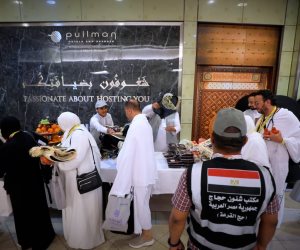 حجاج القرعة يحتفلون بتكريم بعثة الحج ويهنئون وزارة الداخلية على التنظيم المشرف حجاج القرعة يحتفلون بتكريم بعثة الحج ويهنئون وزارة الداخلية على التنظيم المشرف