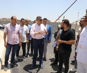جولة ميدانية لمحافظ الجيزة لتفقد محيط المتحف المصري الكبير
