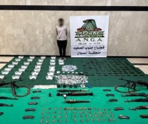 مصرع 5 عناصر جنائية وضبط آخر وإصابة ضابط شرطة عقب تبادل إطلاق النيران مع القوات بأسوان