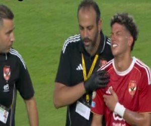 إصابة إمام عاشور ويدخل في نوبة بكاء.. ونزول زيزو في مباراة الأهلي وانتر ميامي.. صور