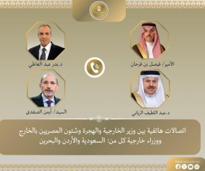 اتصالات متواصلة لوزير الخارجية والهجرة مع وزراء خارجية السعودية والأردن والبحرين