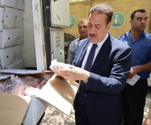 محافظ المنوفية يشهد تسلّم أُولى دفعات لحوم صكوك الأضاحي لهذا العام