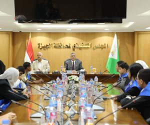 محافظ الجيزة يلتقي أعضاء برلمان الطلائع ويؤكد دعم الدولة لتمكين الشباب