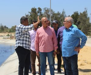 مسئولو «الإسكان» يتفقدون مشروعات دعم وتطوير البنية الأساسية بمدينة برج العرب الجديدة