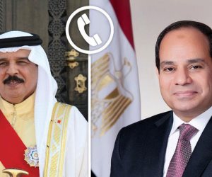 الرئيس السيسى وملك البحرين: التصعيد الجارى بالمنطقة يرتبط بشكل أساسى باستمرار العدوان على غزة