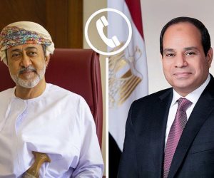 الرئيس السيسي يؤكد لسلطان عُمان أهمية العمل على وقف التصعيد الجاري بين إسرائيل وإيران