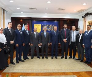 توقيع بروتوكول تعاون بين مصلحة الجمارك وجامعة الإسكندرية لتعزيز الاستثمار فى التنمية البشرية 