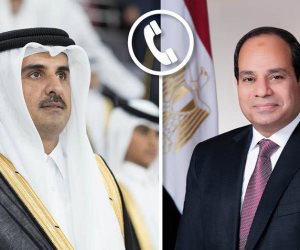 الرئيس السيسي اليوم يجري اتصالًا هاتفيًا بأمير دولة قطر