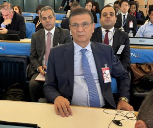 وزير الزراعة يشارك في فعاليات الدورة الرابعة والأربعين لمؤتمر الفاو في روما