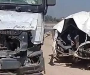 سائق النقل فى حادث الطريق الإقليمى: "خوفت من الأهالى فجريت وسلمت نفسى للشرطة"