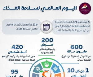 95 مليار دولار تكلفة تأثير الغذاء غير المأمون بالاقتصادات منخفضة ومتوسطة الدخل.. الأمم المتحدة تدعم الجهود المصرية لنظم غذائية أكثر شمولاً وكفاءةً