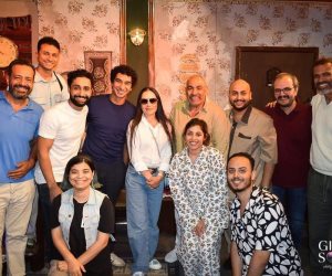 ظهور للفنانة شريهان أثناء حضورها العرض المسرحى "يمين فى أول شمال"
