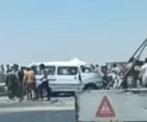 إصابة 15 شخصا في حادث تصادم سيارتين على الطريق الإقليمى بالجيزة