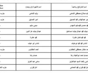 ننشر قوائم المرشحين لانتخابات مجلس الشيوخ عن دائرة محافظة دمياط