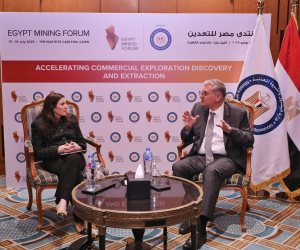 وزير البترول يلتقى المدير التنفيذى لـ"أنجلو جولد أشانتى" العالمية المستثمر فى منجم السكرى
