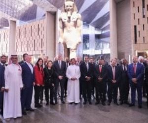 وزير البترول يقود جولة لكبار ضيوف منتدى مصر للتعدين بالمتحف المصري الكبير وزير البترول يقود جولة لكبار ضيوف منتدى مصر للتعدين بالمتحف المصري الكبير