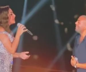 ليلة طرب بامتياز.. تامر عاشور يشارك أنغام غناء "لوحة باهتة" من ألحانه بمهرجان العلمين