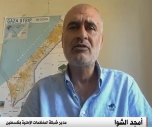 مدير شبكة المنظمات الأهلية الفلسطينية: التهجير القسرى جزء من حملة التطهير العرقى بحق سكان غزة  