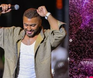 ألبوم «لينا ميعاد» مفاجأة تامر حسني لجمهور مهرجان العلمين في حفل الليلة