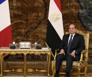 الرئيس السيسى يرحب باعتزام فرنسا الإعلان رسميا عن قرارها بالاعتراف بدولة فلسطين
