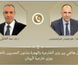 وزير الخارجية يستعرض مع نظيره اليوناني جهود التوصل لوقف الحرب على غزة