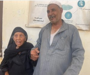 معمرة كفيفة عمرها 90 سنة بالفيوم تدلى بصوتها: "عايزة أفرح ببلدى"