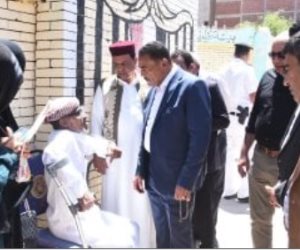 محافظ مطروح ونائبه يتفقدان لجان الاقتراع والتأكد من توافر التيسيرات للناخبين
