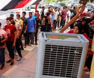 تكييف صحراوى ومياه باردة من الأهلى للناخبين فى انتخابات الشيوخ بالشيخ زايد