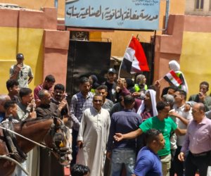 حزب «مستقبل وطن» بمركز مغاغة يستعرض حشود المواطنين والإقبال الكثيف على الانتخابات