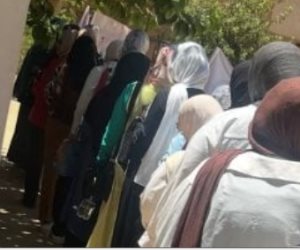 إقبال كبير من السيدات على المشاركة فى انتخابات الشيوخ بقرى مركز سوهاج