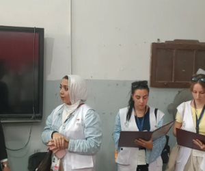 وفد من المتابعين الدوليين يتفقد لجنة انتخابات الشيوخ فى المنوفية