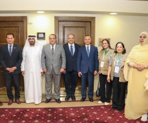 رئيس البرلمان العربي يلتقي رئيس الهيئة الوطنية للانتخابات، ويشيد بسلاسة سير العملية الانتخابية لمجلس الشيوخ المصري