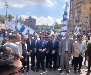 مسيرة لمستقبل وطن بالإسماعيلية للحث على المشاركة فى انتخابات الشيوخ.. صور