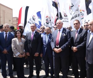 قيادات "الجبهة الوطنية" في جولة تفقدية لمتابعة سير انتخابات الشيوخ بالقاهرة (صور)