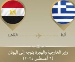 وزير الخارجية يتوجه إلى أثينا في زيارة ثنائية