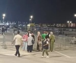 بدء توافد الجمهور على حفل أصالة بمهرجان العلمين الجديدة