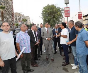 محافظ الجيزة يتفقد مشروع دعم محطة مياه جزيرة الدهب بمصادر تغذية كهربائية
