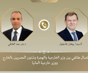 وزير الخارجية يبحث مع نظيره الألماني خطورة توسيع العمليات الإسرائيلية في غزة