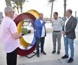 افتتاح أول معرض للنحت "آرت سبيس" على الممشى السياحي بمدينة العلمين الجديدة
