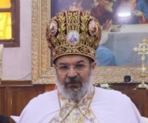 مطران إيبارشية سوهاج للأقباط الكاثوليك يترأس قداس عيد العذراء مريم بكنيستها بشبرا